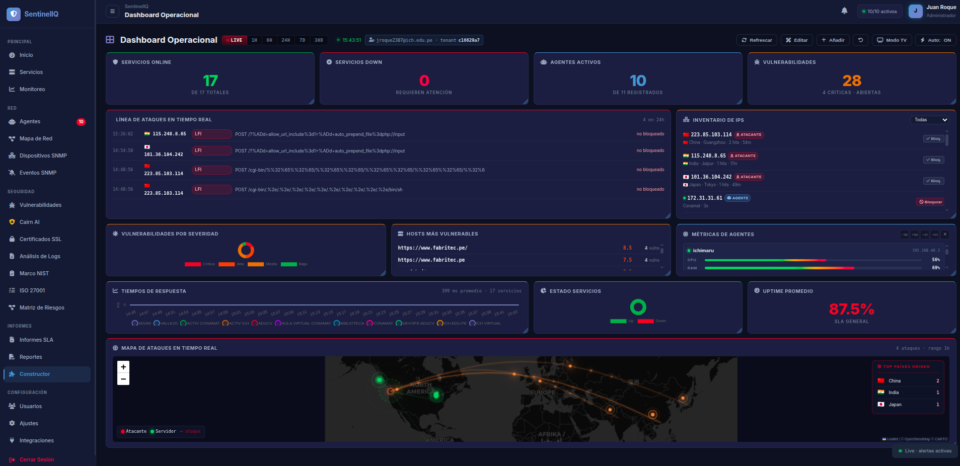 Sentinel - Plataforma de Ciberseguridad Continua con IA Ofensiva Autónoma
