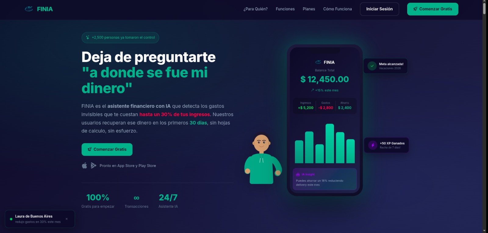 FinIA asistente financiero