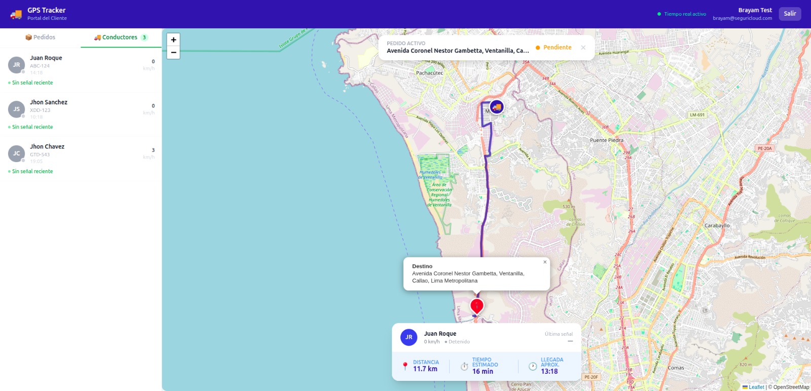 GPS Tracker — Plataforma SaaS de Seguimiento y Gestión Logística en Tiempo Real